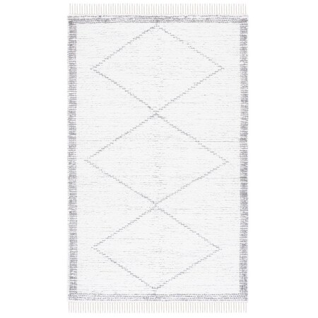 Safavieh 3 x 5 ft. Casablanca Hand Woven Rectangle Area Rug Ivory & Grey CSB465A-3
